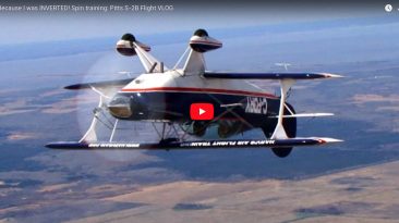 Because I was INVERTED! Spin training: Pitts S-2B Flight VLOG | FlightChops.com