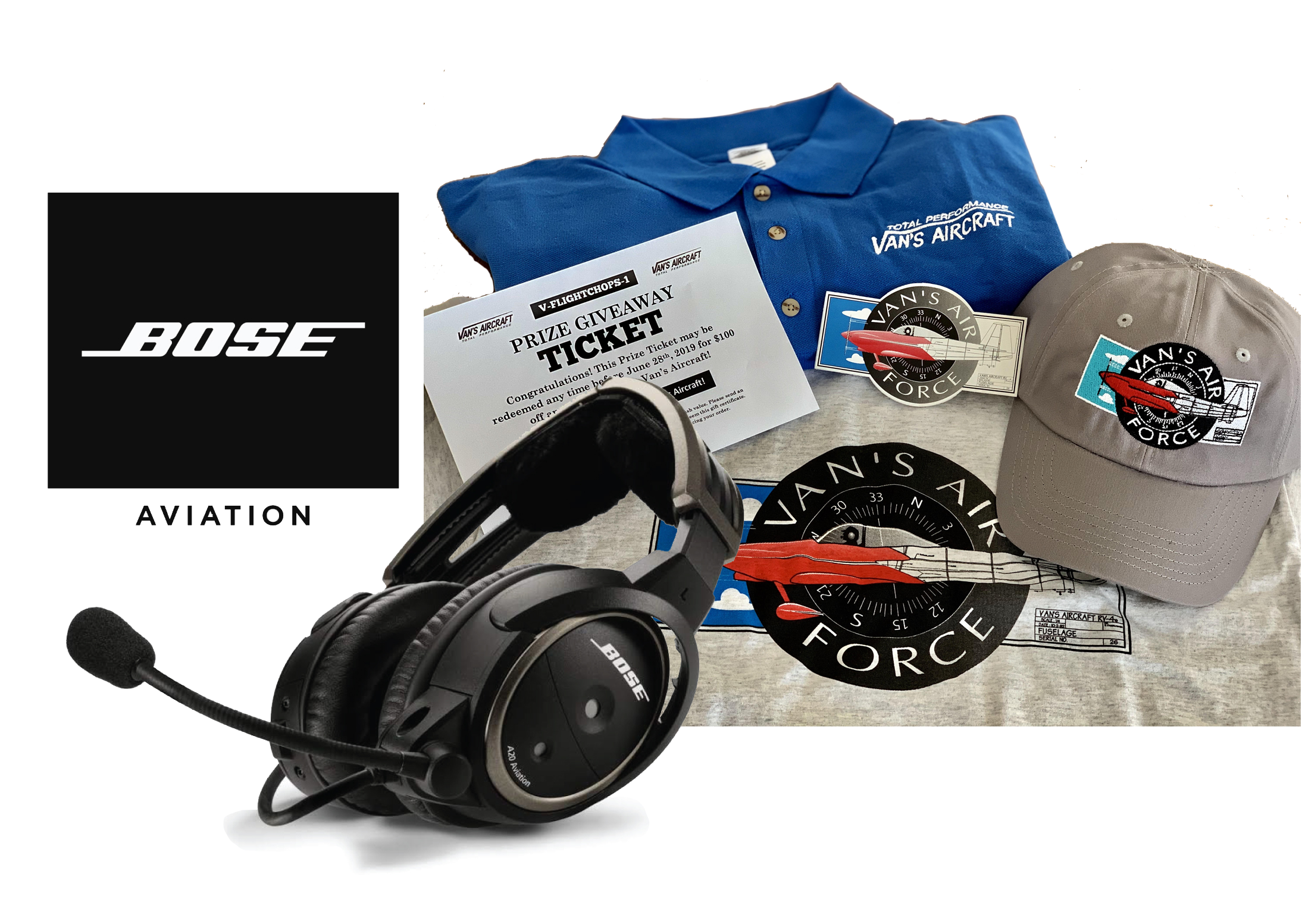 the Winner of the Surprise Bose Aviation Headset Giveaway with Van's Aircraft! - Flight Chops
