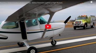 Relentless General Aviation Airplane Crashes - Airliner Prevention Applied to Flight Reviews